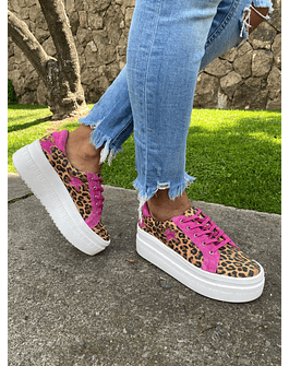 Miami Animal Print Con Fucsia