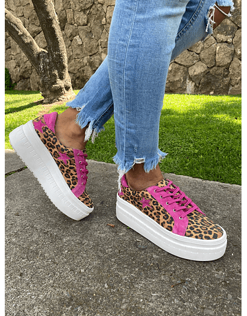 Miami Animal Print Con Fucsia