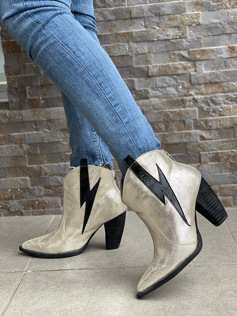 Italia Rayo Dorado Gliter, Richato Negro