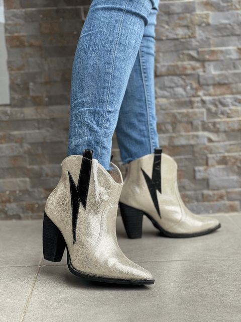 Italia Rayo Dorado Gliter, Richato Negro