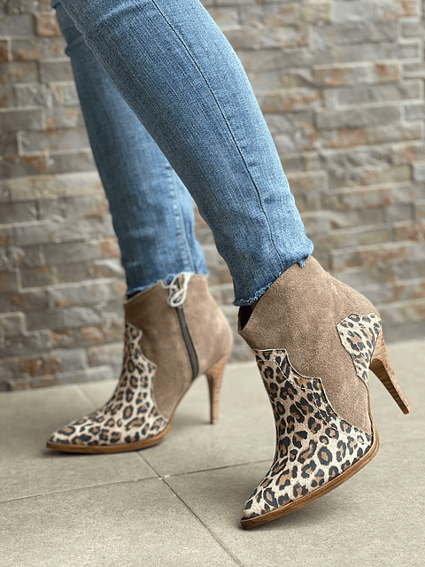 Australia Reno Taupe Con Animal Print