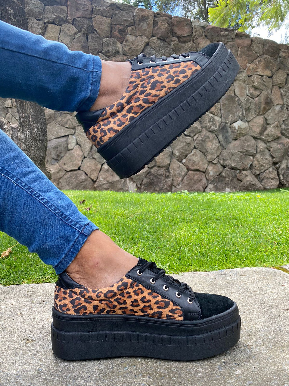 Miami Animal Print Reno Negro Planta Negra 1