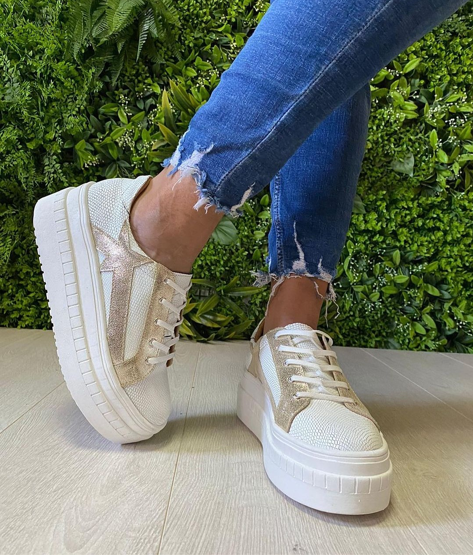 Tulum Croco Blanco Con Dorado 1