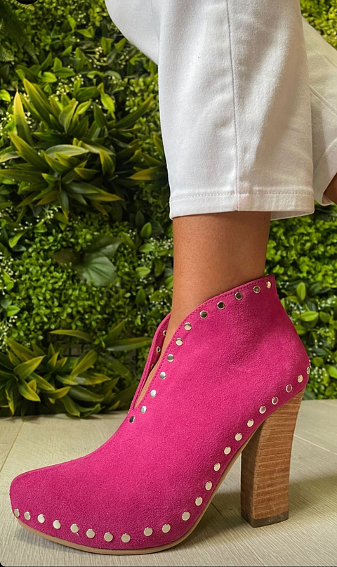 Joyce Reno Fucsia Tachas