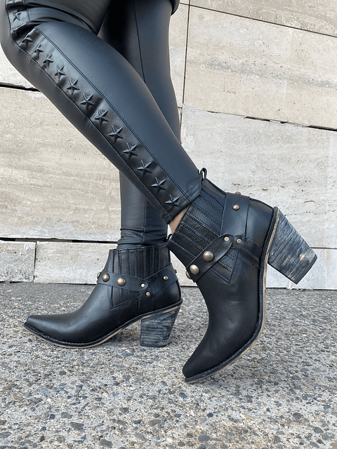 Elástico Cuero Negro