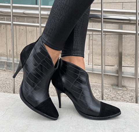 Ibiza Cuero Negro Reno Negro