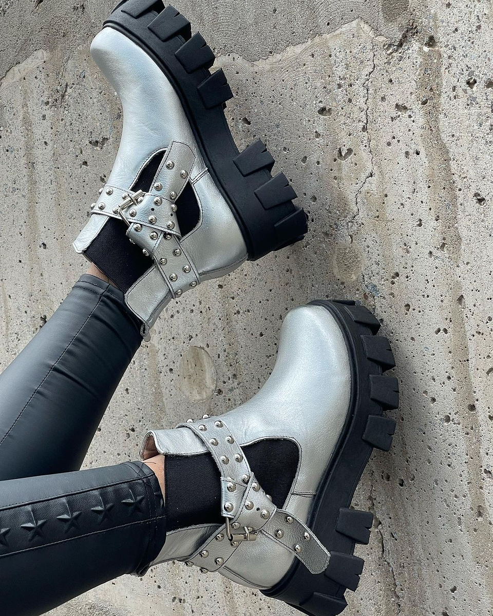 Botin Amanda Plata 6