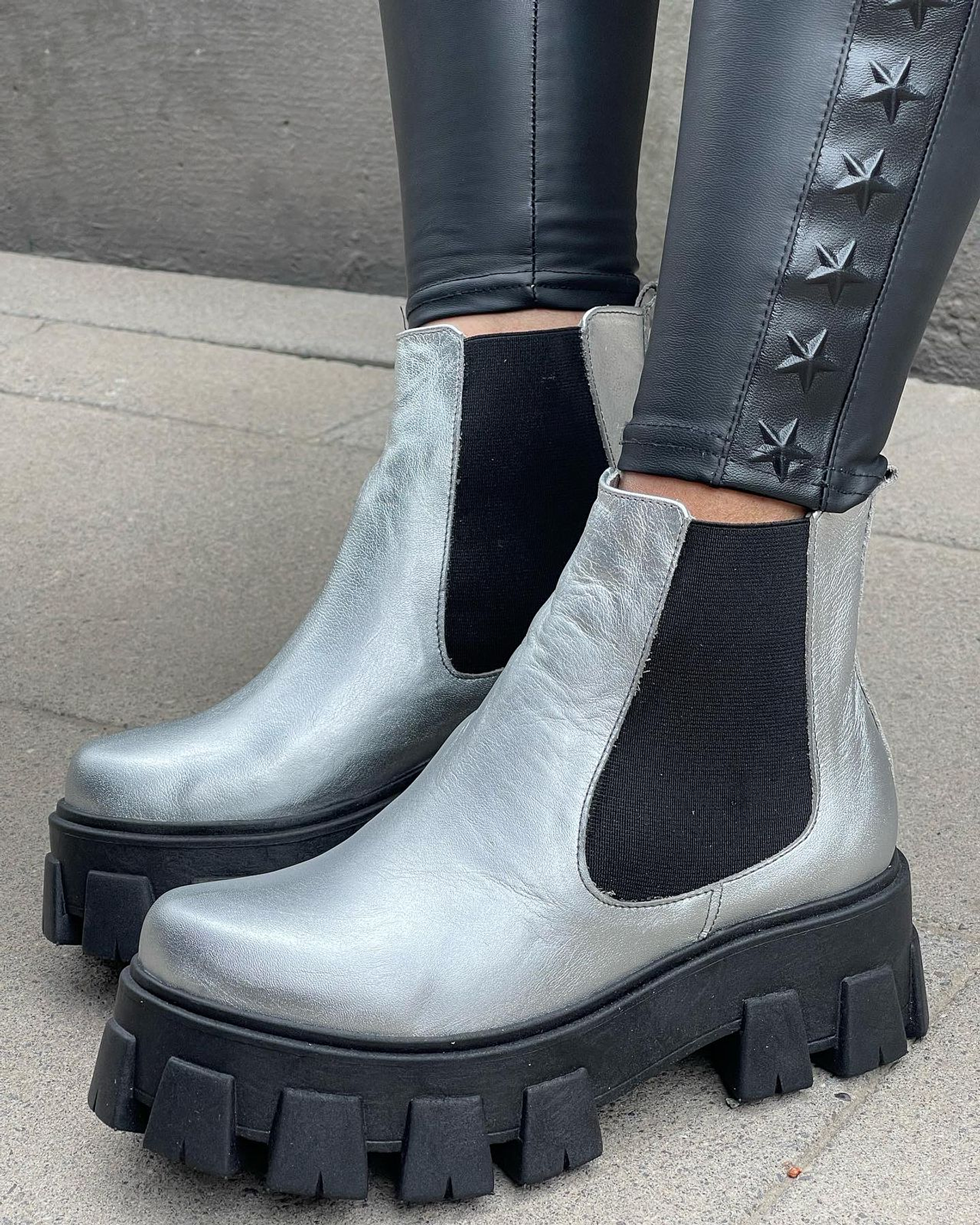 Botin Amanda Plata 8