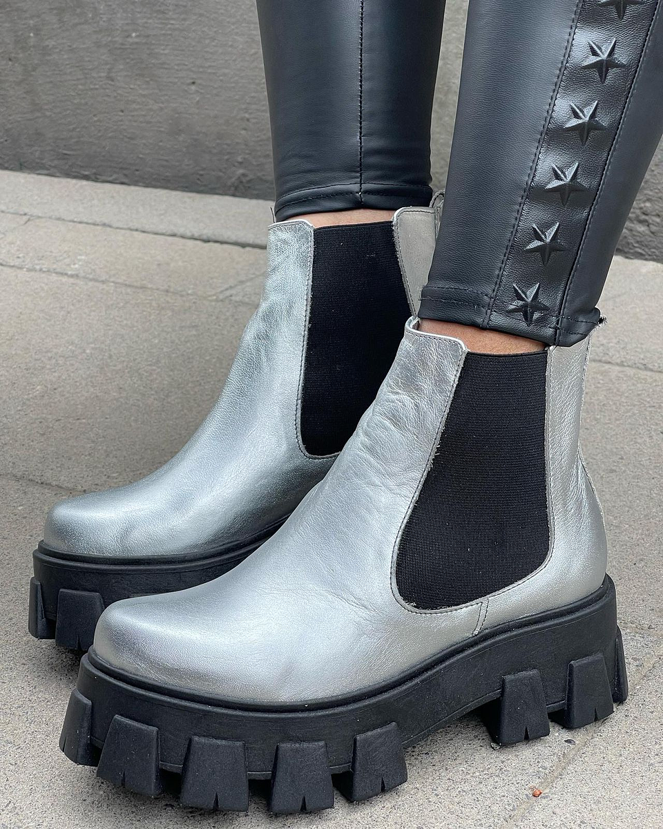 Botin Amanda Plata 8