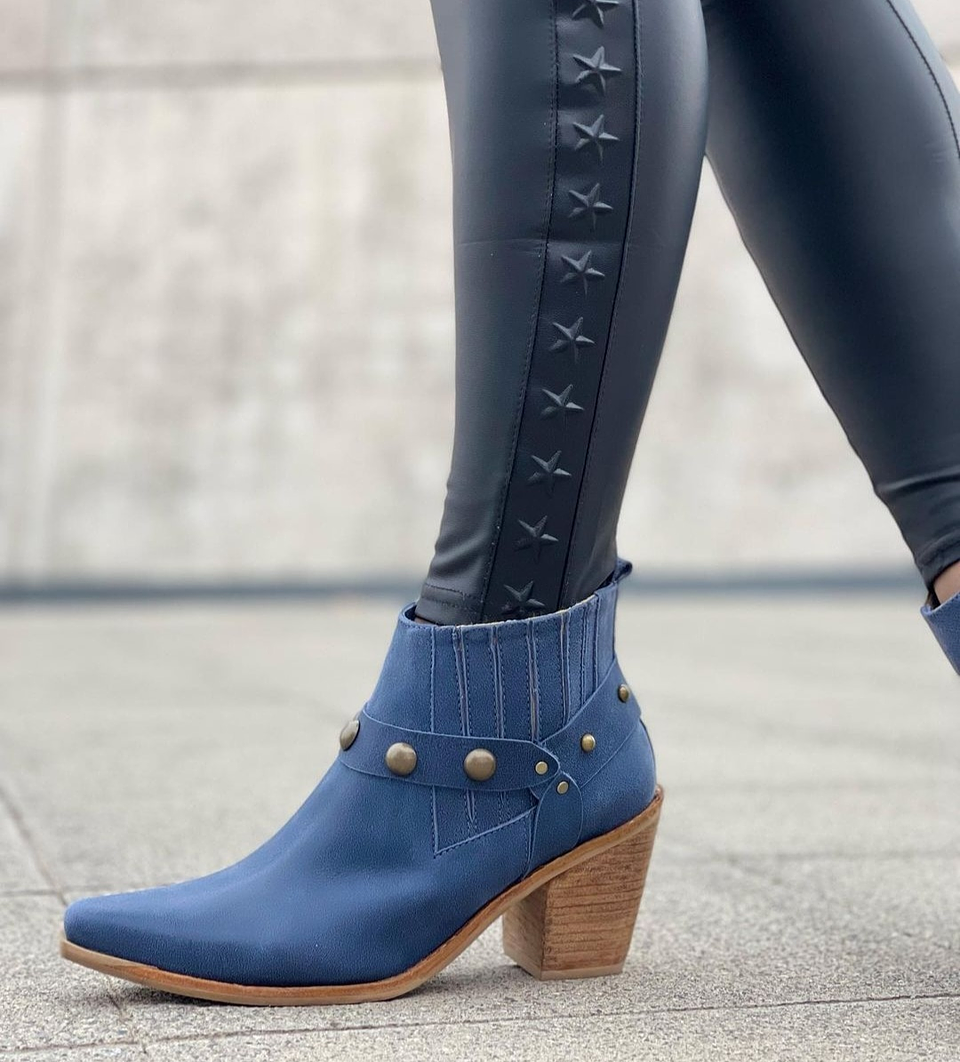 Elástico Cuero Azul 1