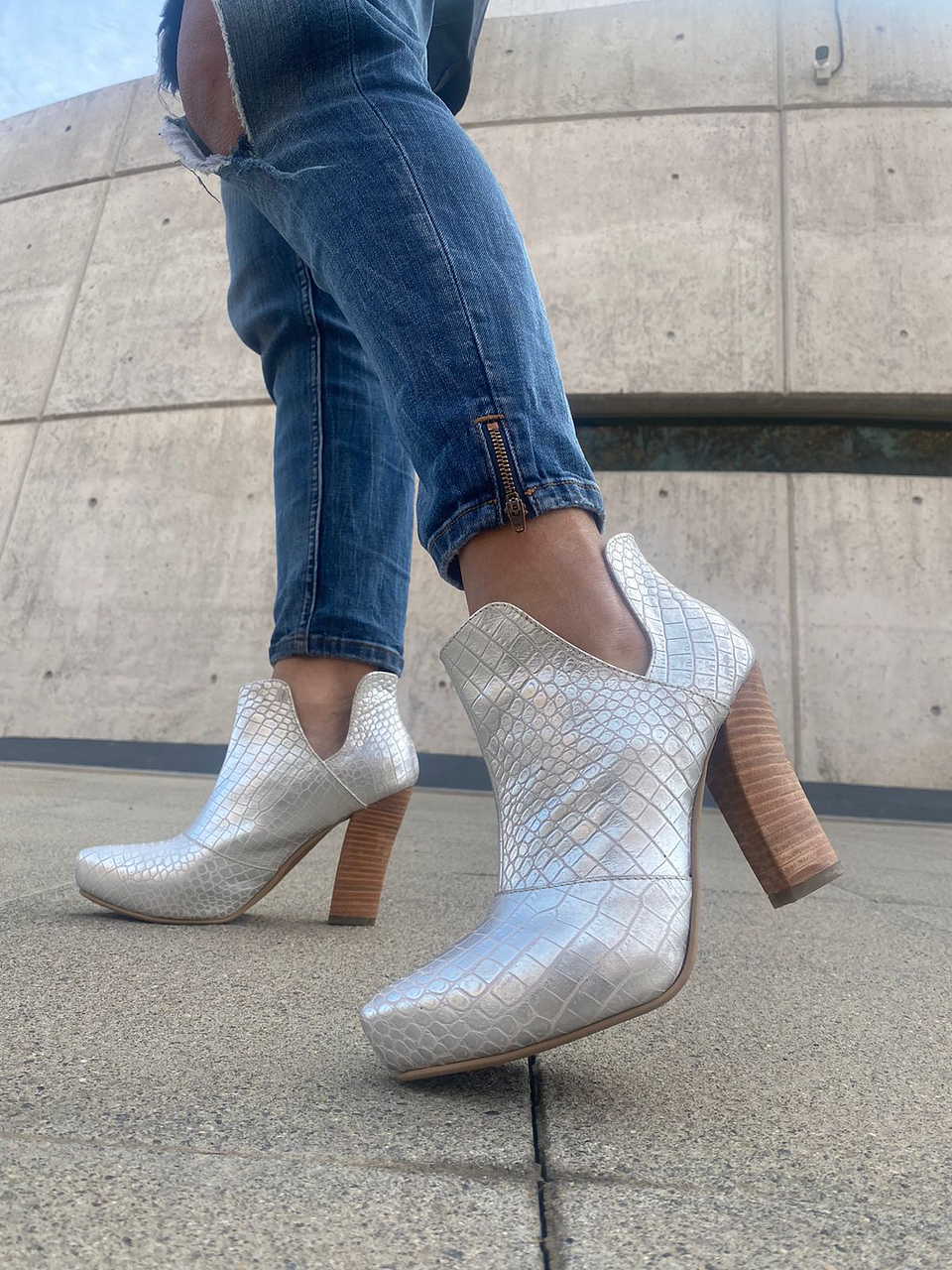 Barcelona Plata Croco 4