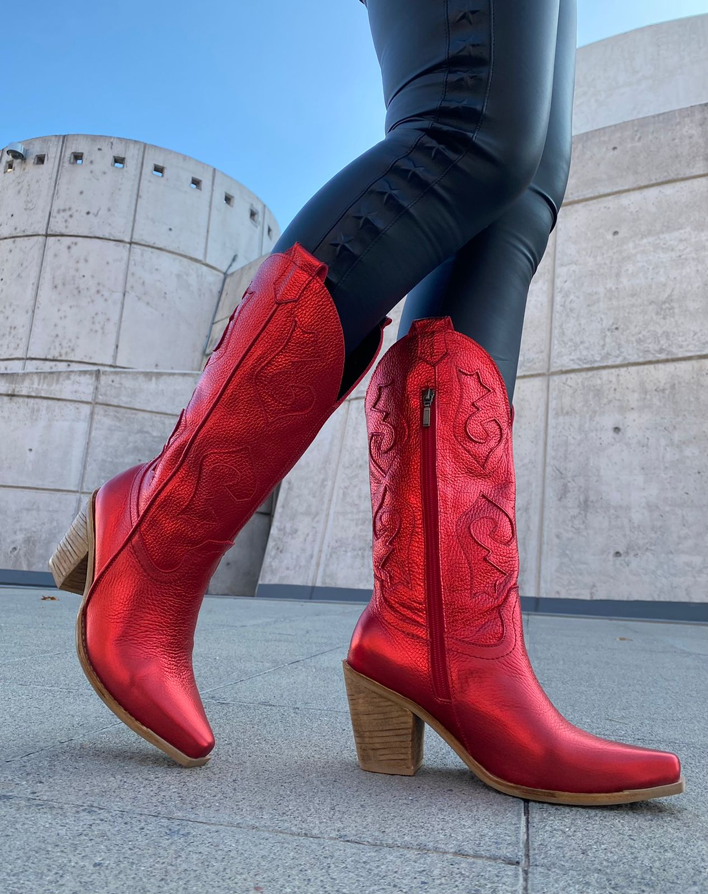 Rubia Rojo Metalizado 2