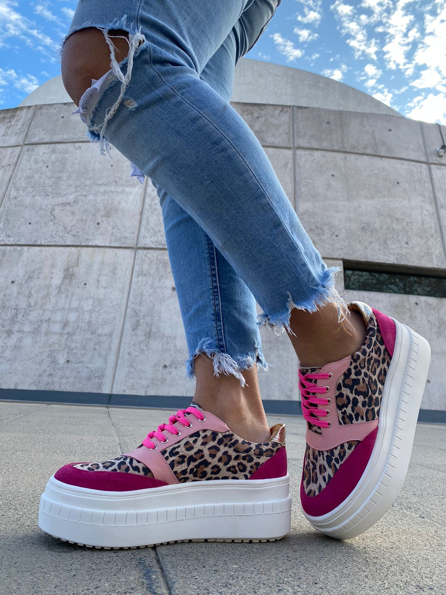 Miami Animal Print Con Fucsia 1