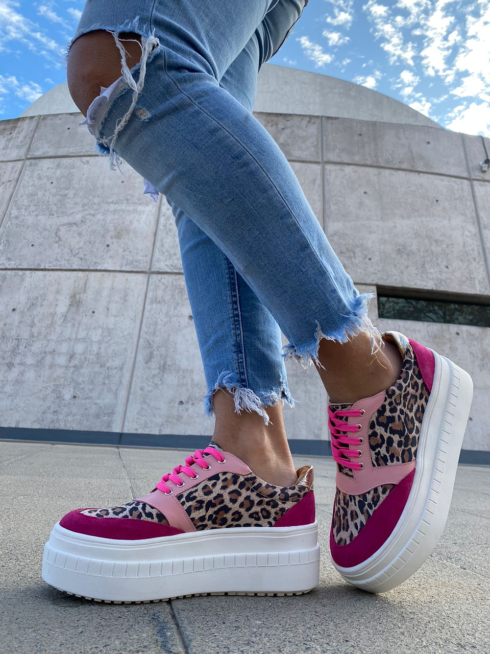 Miami Animal Print Con Fucsia 1