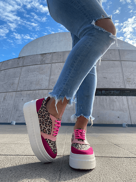 Miami Animal Print Con Fucsia