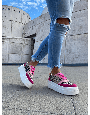 Miami Animal Print Con Fucsia