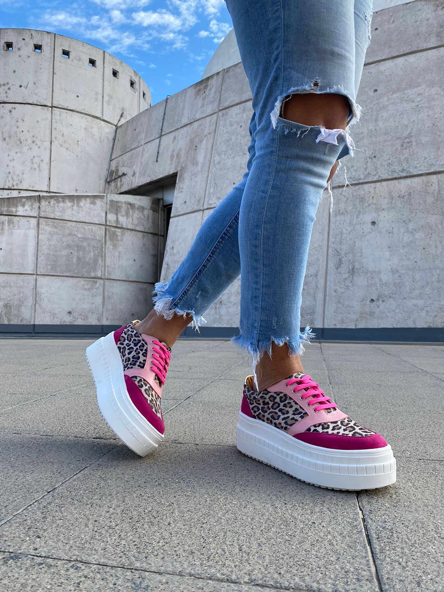 Miami Animal Print Con Fucsia 3