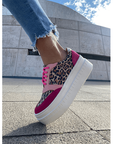 Miami Animal Print Con Fucsia