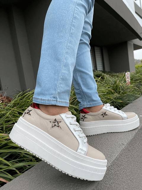 Miami Beige Con Plata