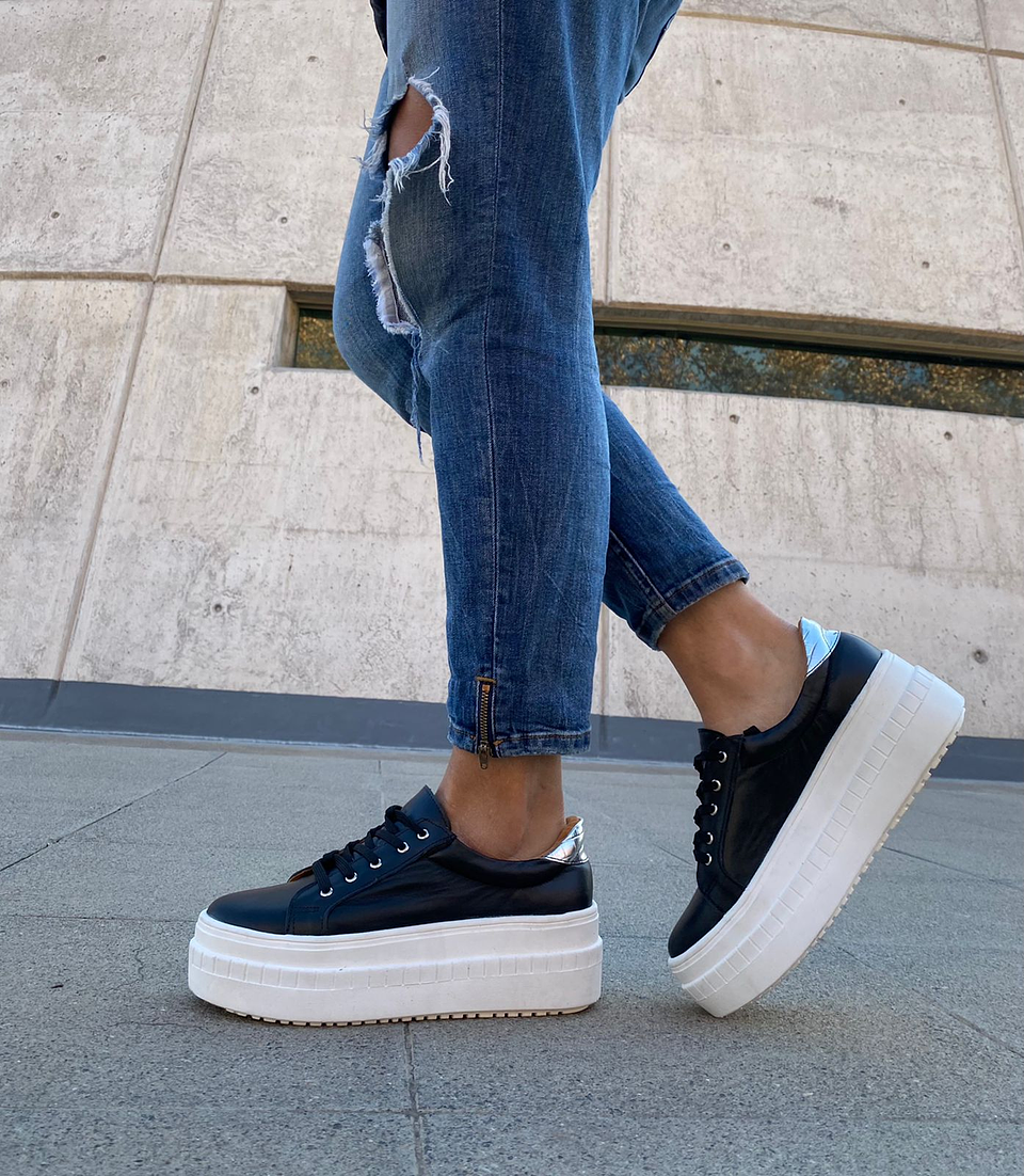 Miami Negra Con Plata 3