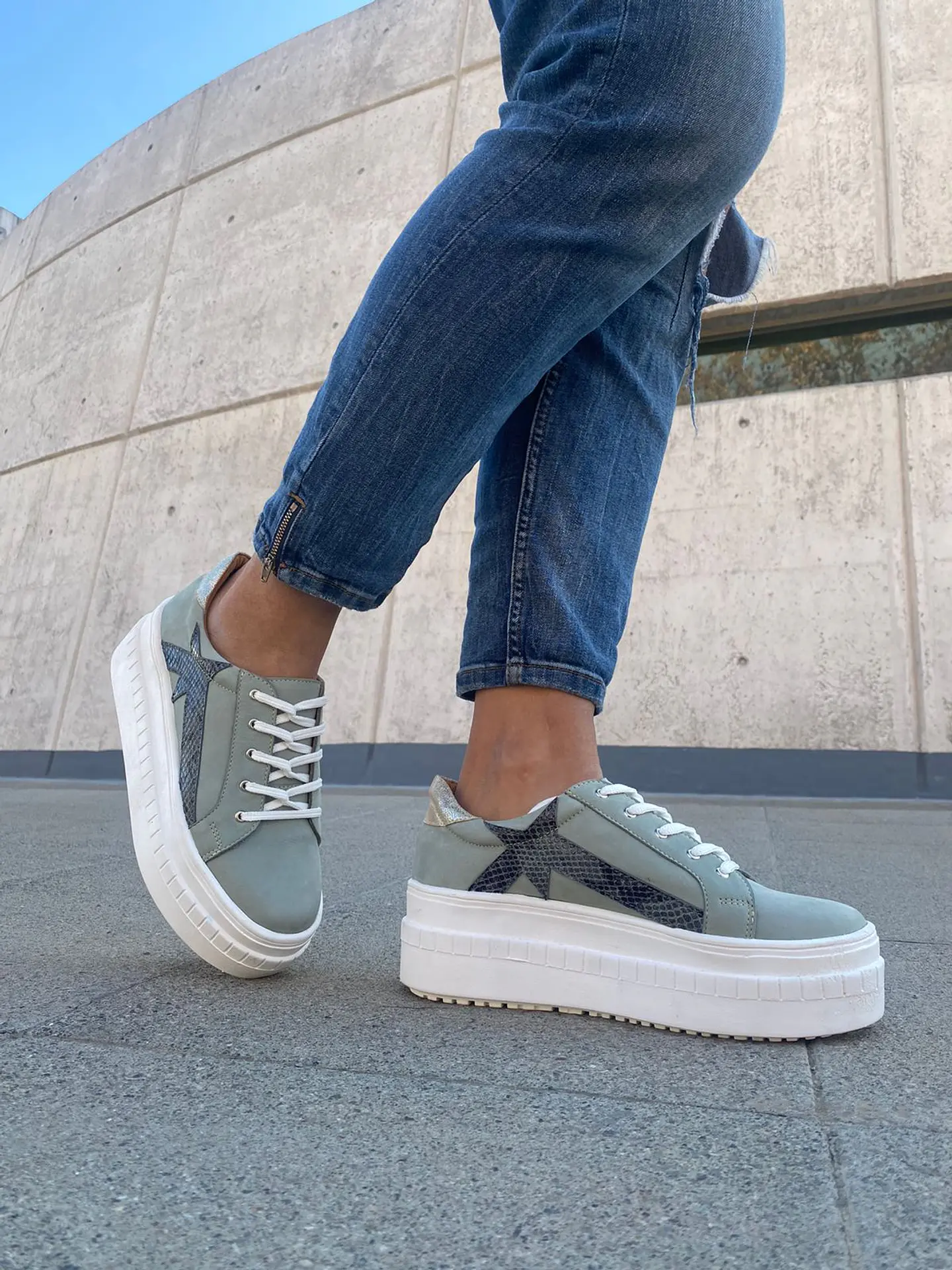 Tulum Verde Gamuzado Pitón 3