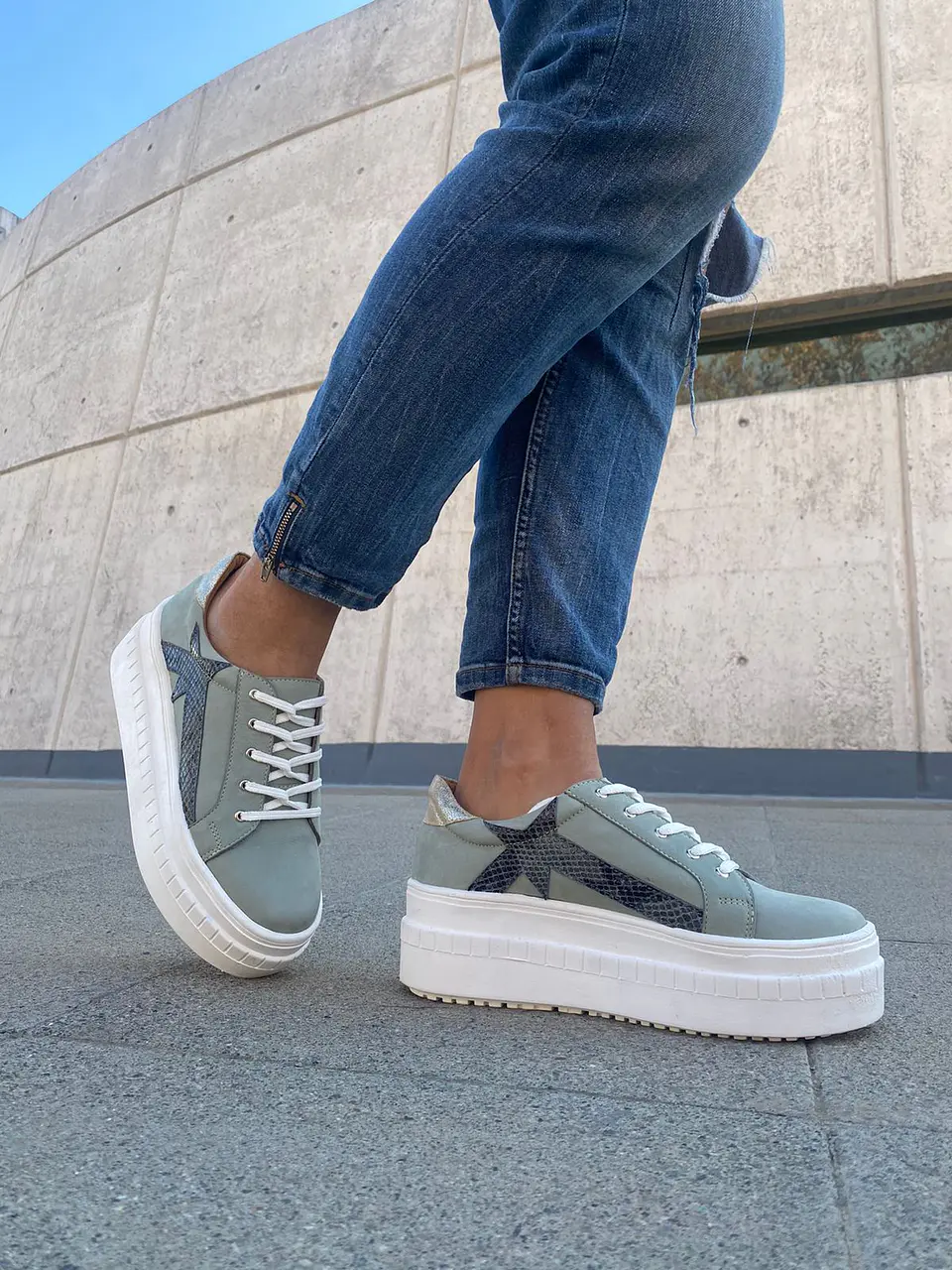 Tulum Verde Gamuzado Pitón 3