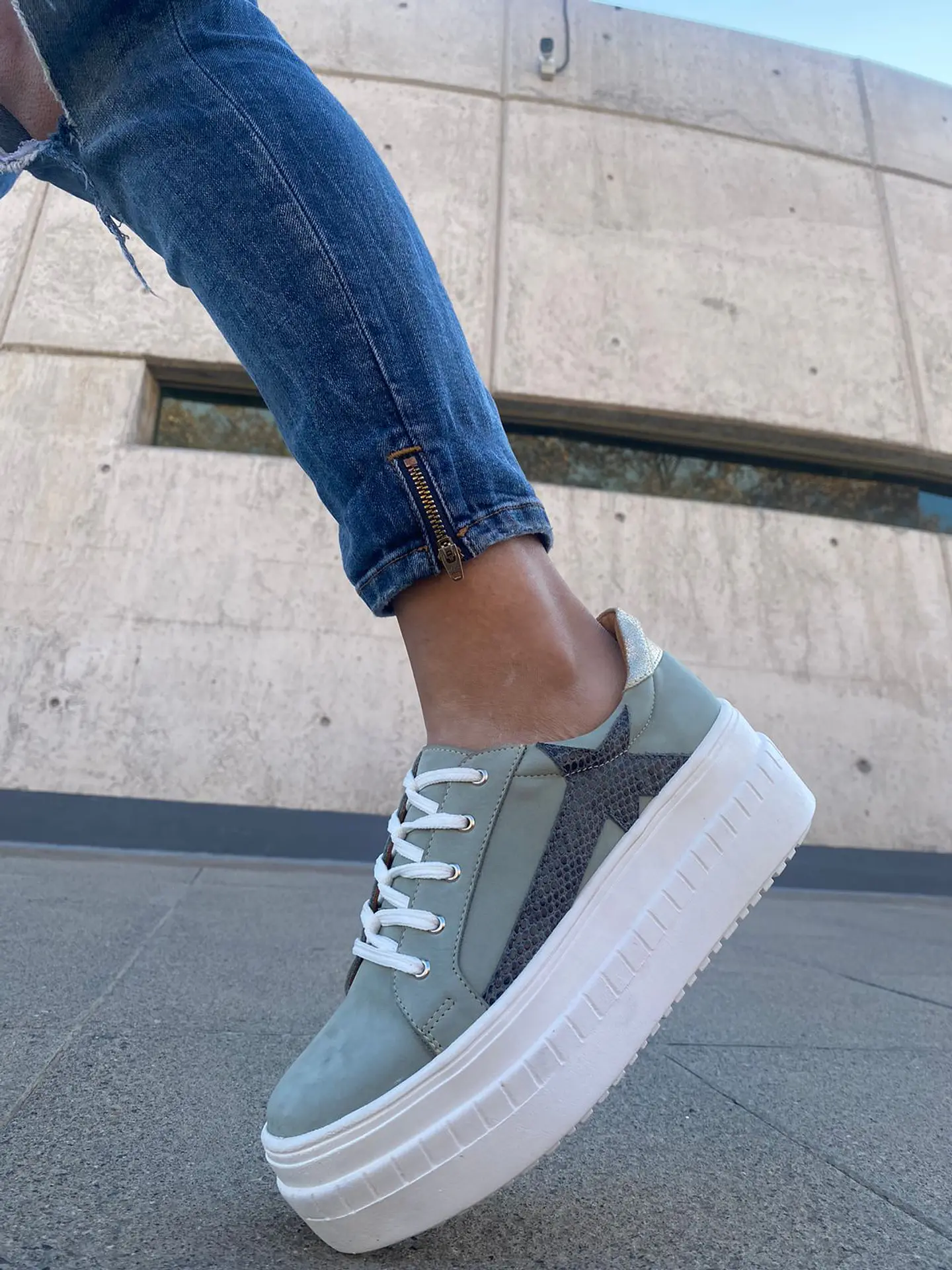 Tulum Verde Gamuzado Pitón 4