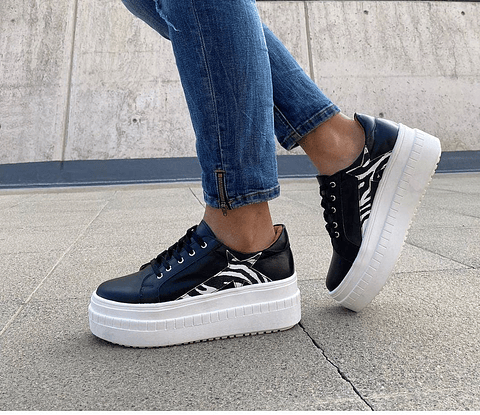 Tulum Negro Con Cebra 