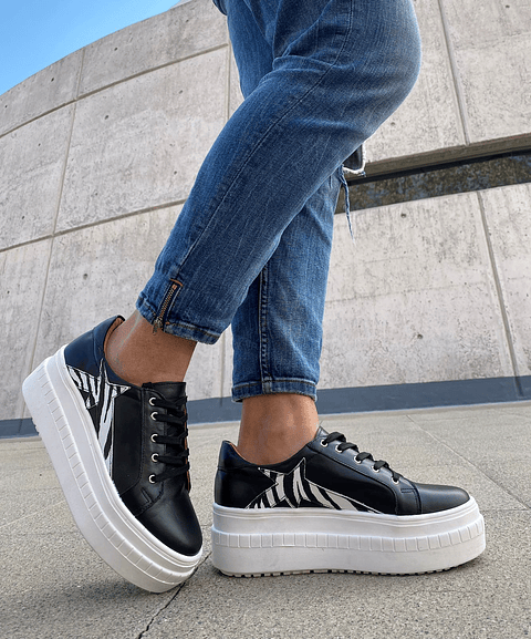 Tulum Negro Con Cebra 