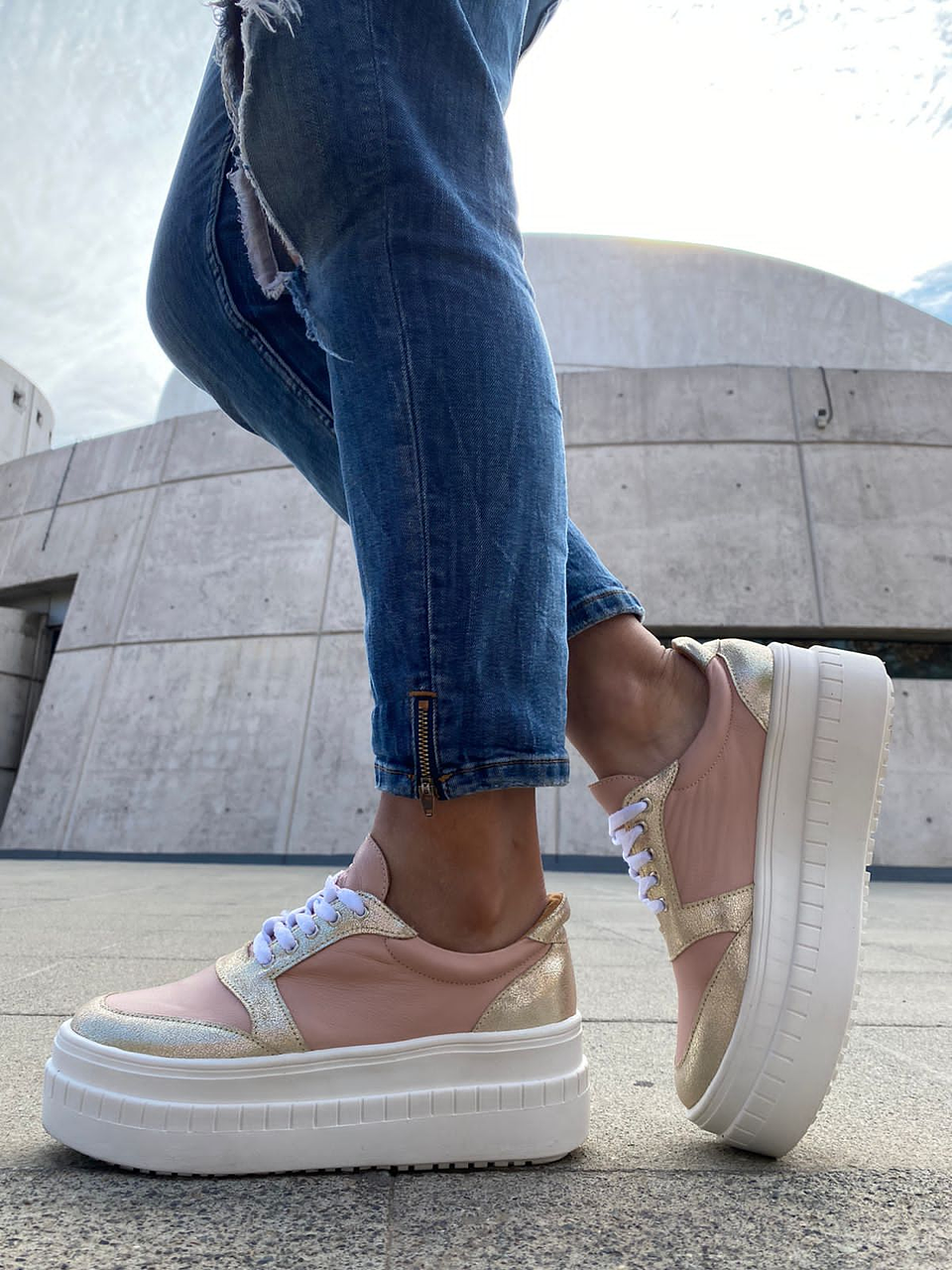 Miami Rosado Con Dorado 4