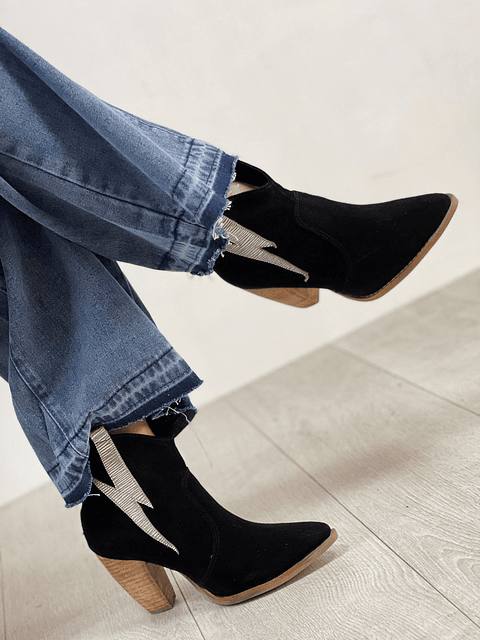 Italia Rayos Reno Negro Folia Plata