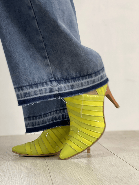 Botin Crisantemo Richato Verde