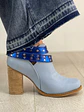 Botin Cala Cuero Celeste  - Miniatura 5