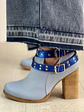 Botin Cala Cuero Celeste  - Miniatura 6