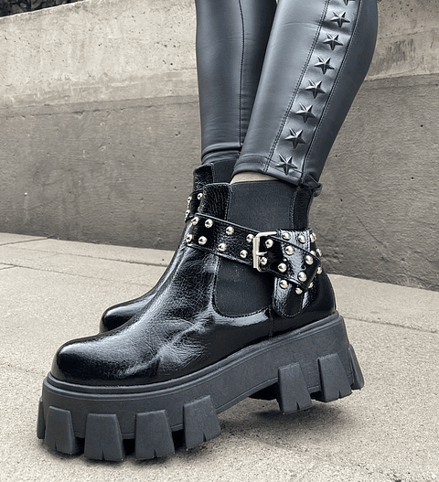 Botin Amanda Richato Negro