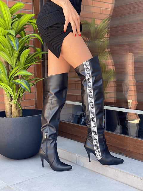 Bucaneras Qatar Cuero Negro