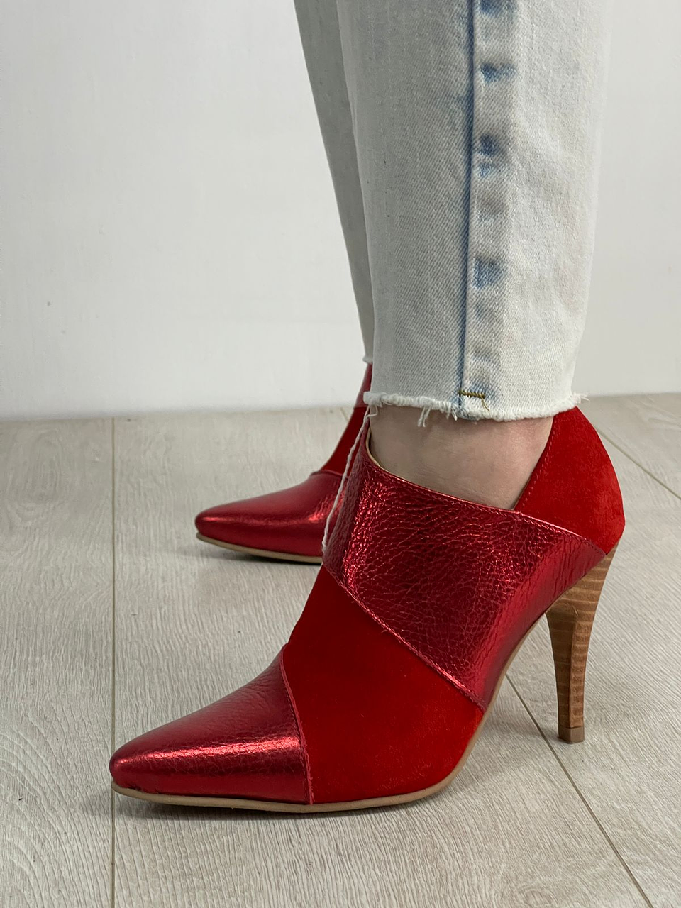  Girasol Cuero Rojo Metalizado 1