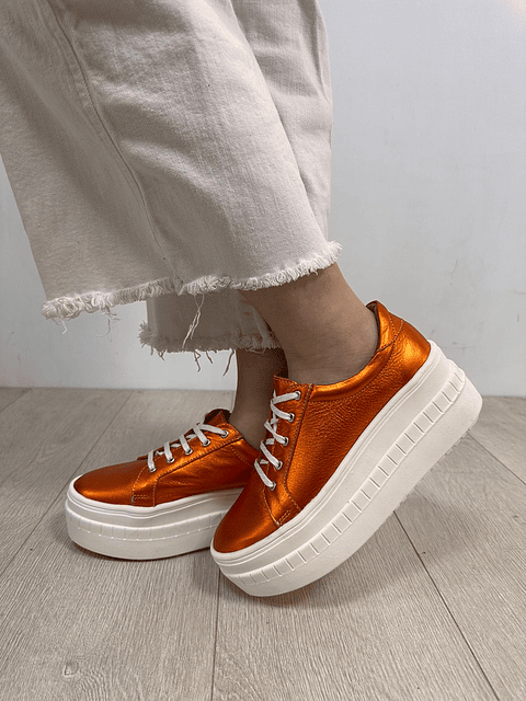 Miami Naranjo Metalizado