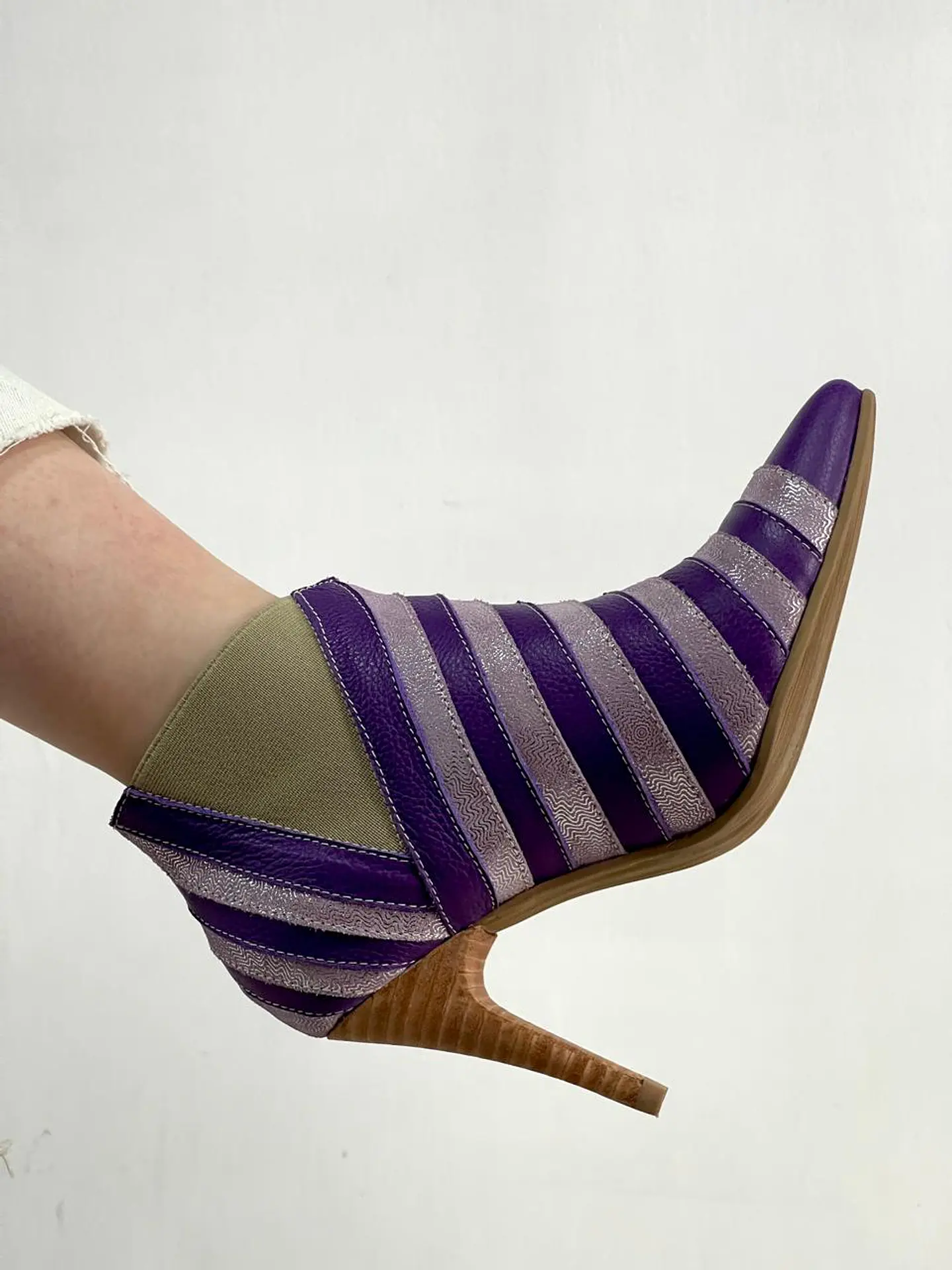 Botín Crisantemo Morado 5