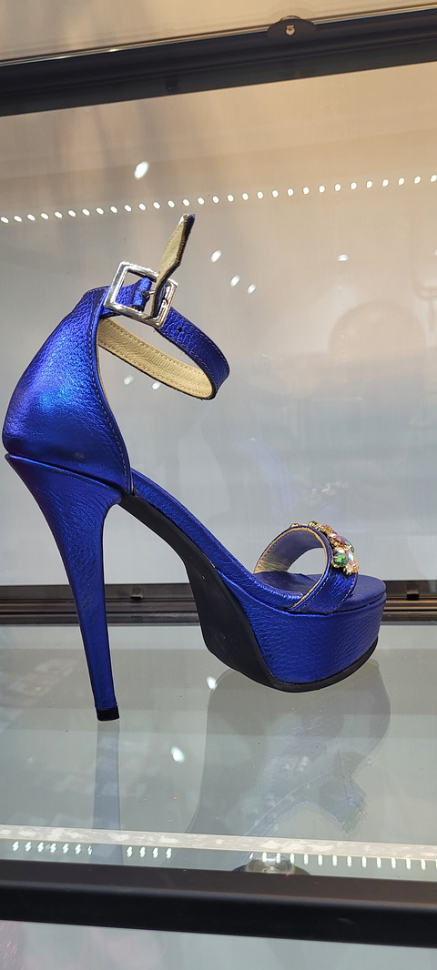 Agustina Azul Metalizado