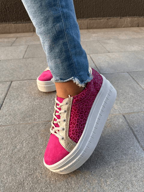 Miami Chita Fucsia Con Dorado