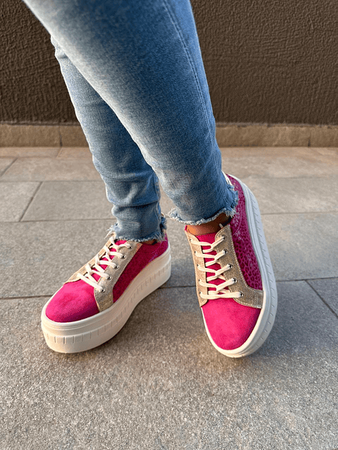 Miami Chita Fucsia Con Dorado