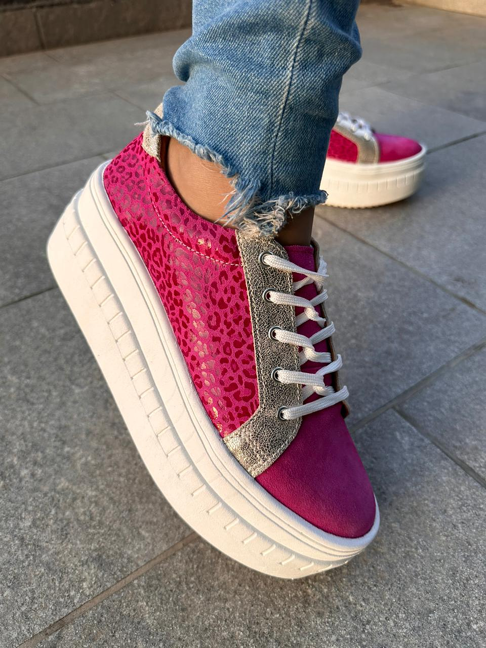 Miami Chita Fucsia Con Dorado 3