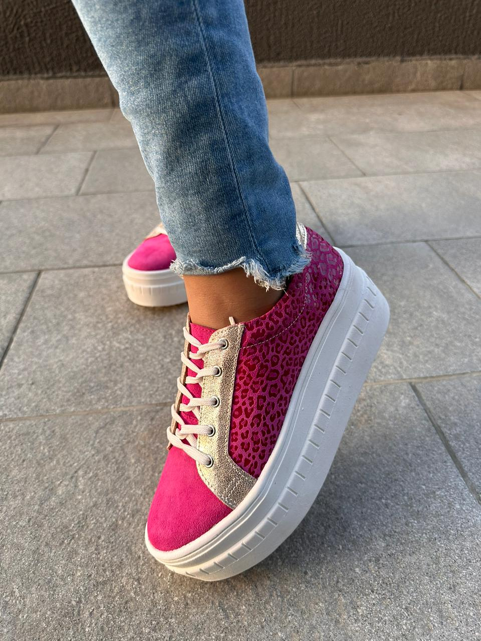 Miami Chita Fucsia Con Dorado 5