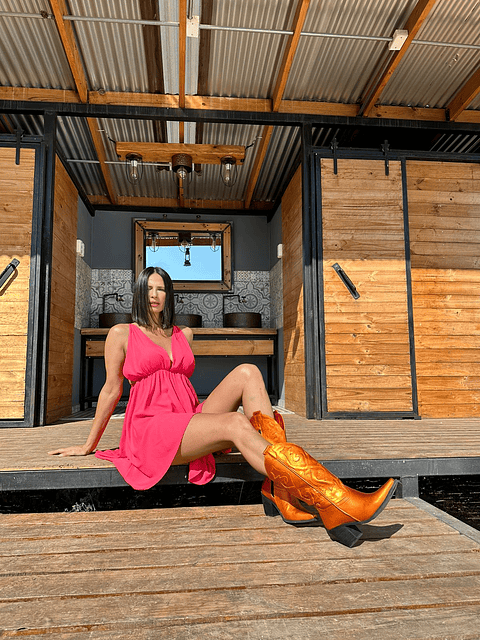 Rubia Naranjo Metalizado