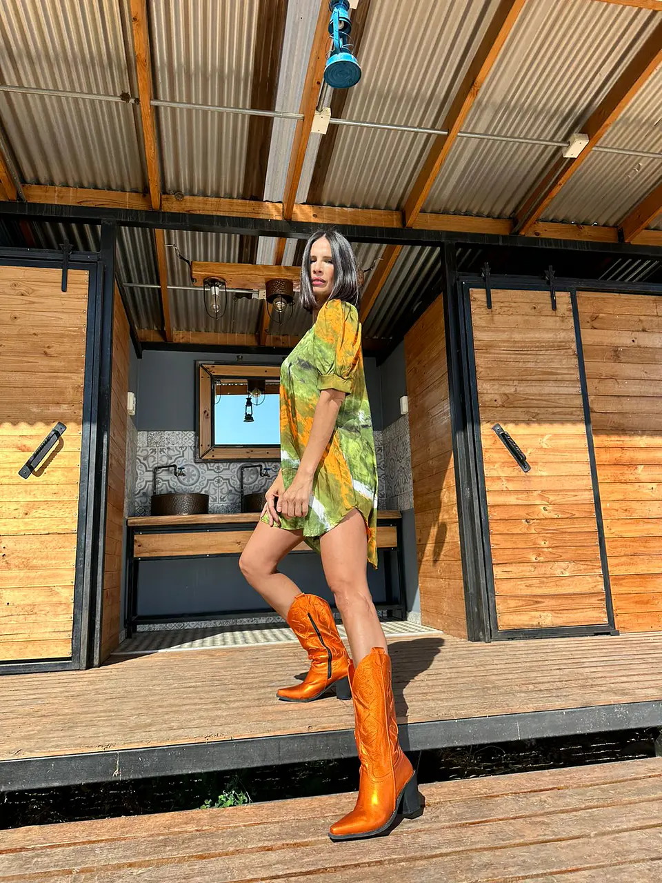 Rubia Naranjo Metalizado 4