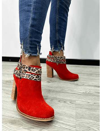 Botin Cala Reno Rojo