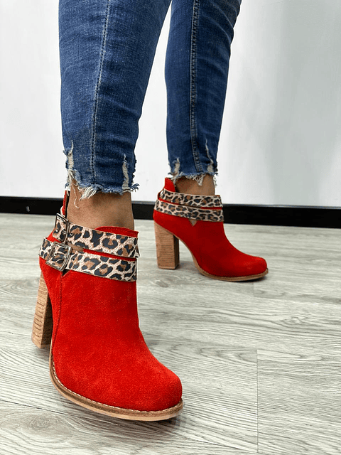 Botin Cala Reno Rojo