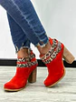 Botin Cala Reno Rojo - Miniatura 2