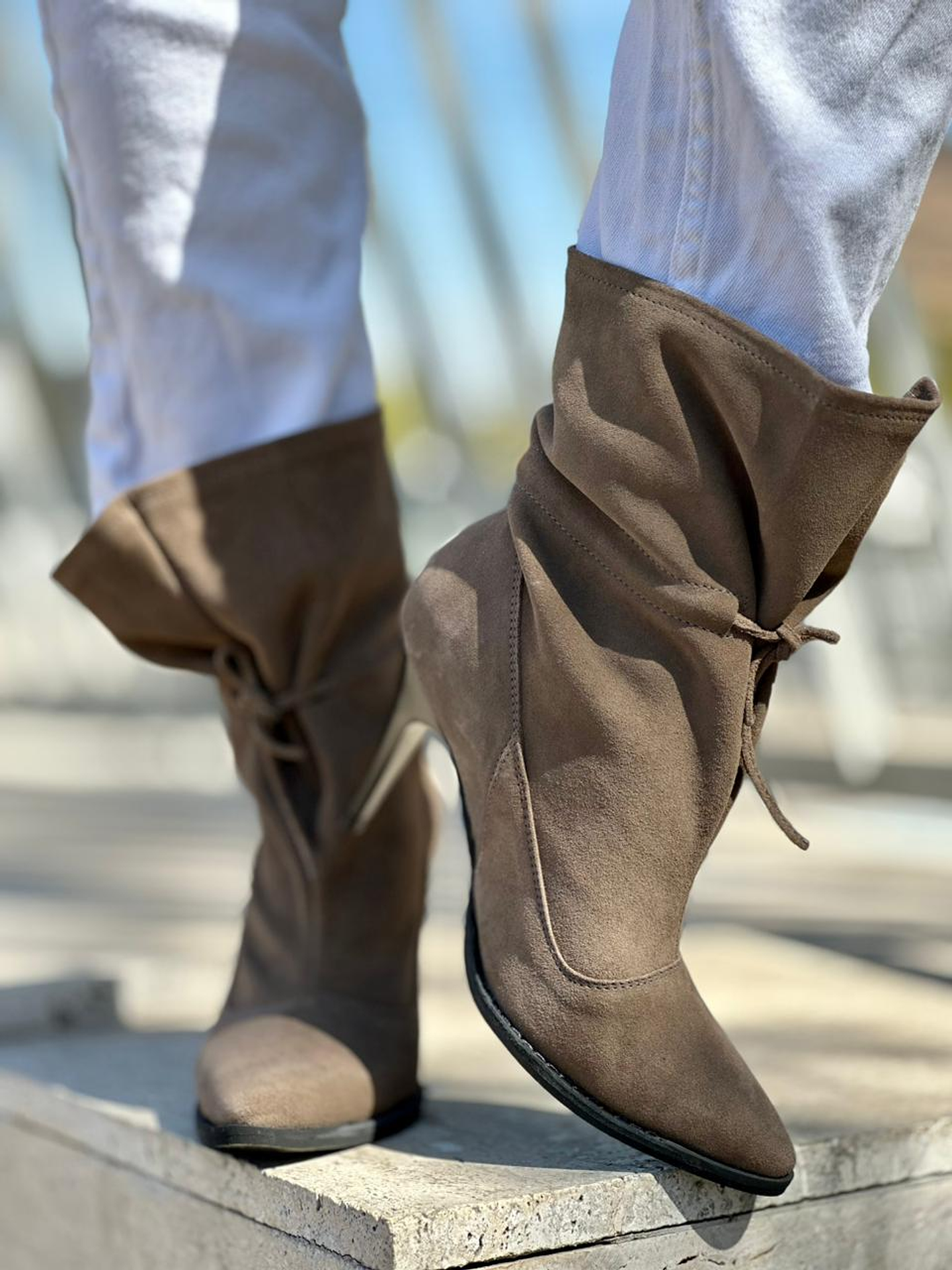 Tokio Reno Taupe Taco Negro 3